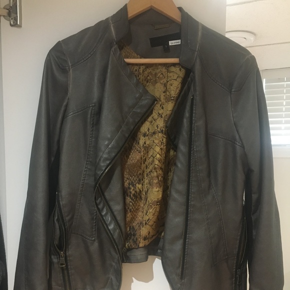 Faux Leather Biker Jacket - Picture 1 of 2